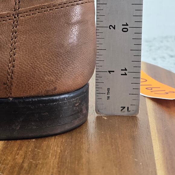 Ugg Collection Made in Italy Brown Leather Over The Knee Riding Boots Womens 8.5 - Picture 10 of 16